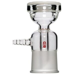 Vacuum filtration assembly funnel stems