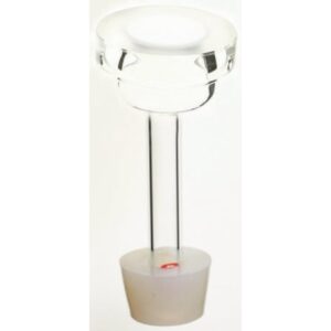 Vacuum filtration assembly funnel stems